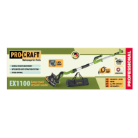 Машина шліфувальна Procraft EX1100 для стін і стелі