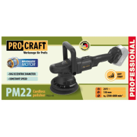 Акумуляторна полірувальна машина Procraft PM22 (без акб та зп)