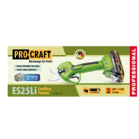 Акумуляторний секатор Procraft ES25Li (з 1 акб)